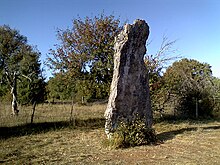 Photo du menhir de Bélinac