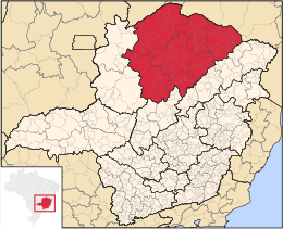 Norte de Minas – Mappa