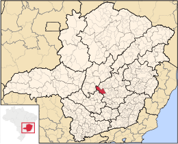 Pará de Minas – Mappa