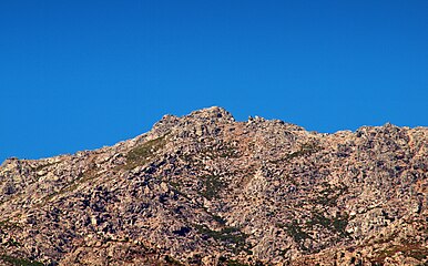 The peak of Monte Astu