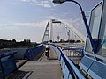 Cyklistický chodník na moste (smer Petržalka)