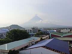 Mount Mayon, Legazpi skyline from SM