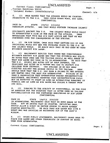 Excerpt from Mullah Omar's August 22, 1998, phone call with a U.S. diplomat Mullah Omar and Malinowski, p. 3.jpg
