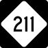 North Carolina Highway 211 marker