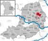 Lage der Gemeinde Neukirchen im Landkreis Straubing-Bogen
