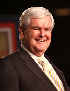 Newt Gingrich at a political conference in Orl...