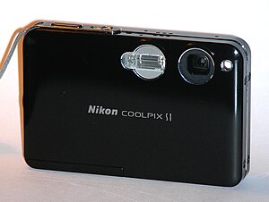 Nikon Coolpix model S1, Black version