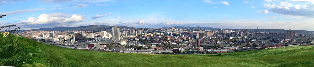 Panoramo de Priŝtino