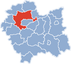 Location within the voivodeship