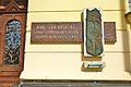 Memorial plaque at the Jana Opletala High School