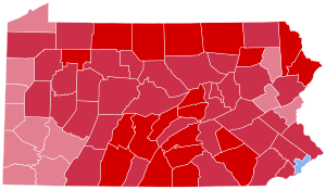 Pennsylvania Presidential Election Results 1972.svg