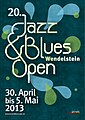 Plakatmotiv der Jazz & Blues Open 2013