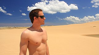 Dans les dunes du Cap Polonio, en Uruguay.