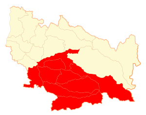 Провинция Дигильин на карте