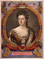 A(z) Anna brit királynő lap bélyegképe