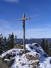 Gipfelkreuz des Großen Rachel