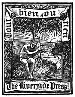 Riverside Press logo 1890