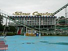 Estación de la "Screw Coaster" en abandono.