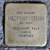 Stolperstein Hufnagelstraße 22 Stern Hildegard