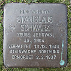 Stolperstein für Stanislaus Schwarz