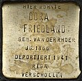 Stolperstein für Dora Friedland (Kurfürstenstraße 18)