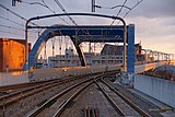 Viadukt in Richtung Flughafen