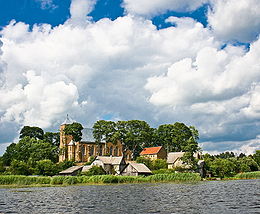 Landšaft wjepřański s jeźora