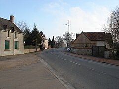 La route du Châtelet en 2012.