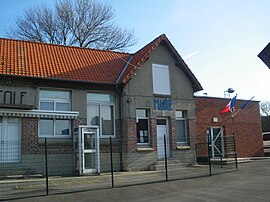 The town hall of Warlencourt-Eaucourt