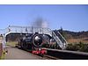 A preserved steam locomotive on the North Norfolk Railway in 2007