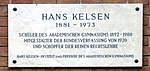 Hans Kelsen – Gedenktafel