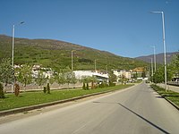 Главниот булевар во Дебар