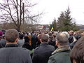 Cortejo fúnebre para Ihor Kostenko em Lviv