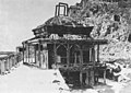 Una foto de 1924 de la mezquita en el fuerte de Skardu