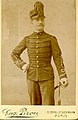 歩兵用Mle1883肋骨服を着用した第19猟兵大隊（フランス語版）少尉（1890年ごろ）
