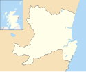 Location map of Aberdeen.