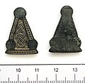 англосаксонский медный штамп, 575—650 годы, Portable Antiquities Scheme