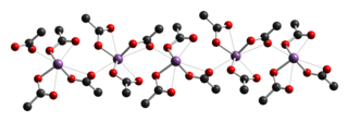 Kristallstruktur von Antimon(III)-acetat