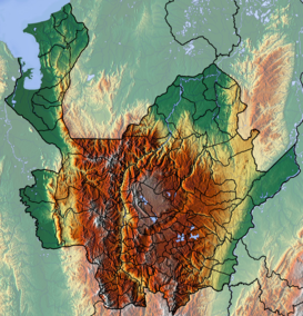 Serranía de Abibe ubicada en Antioquia