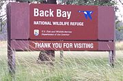 Back Bay NWR headquarters on Sandbridge Road near Sigma, VA