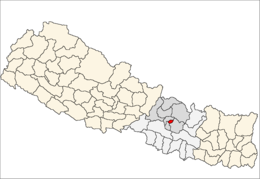 Distretto di Bhaktapur – Localizzazione