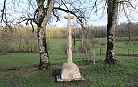 Croix de chemin située sur la route de Langres.