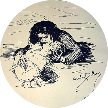 Каролюс-Дюран «Поцілунок». бл. 1880