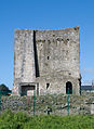 tower at the south-east corner of the cloister which was erected after the priory was dissolved