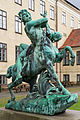 Le centaure Nessus enlevant Déjanire von Laurent Marqueste, Dom zu Viborg