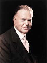 Photographic portrait of Herbert Hoover