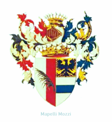 Conte Mapelli Mozzi coat of arms Conte Mapelli Mozzi coat of arms.png