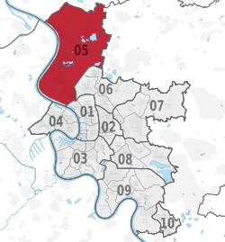 Mappa dei quartieri di