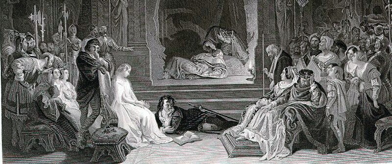 File:Daniel Maclise - The Works of Shakespeare - Hamlet, the play scene (Act III, Scene 2).jpg