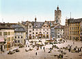 Шлоссплатц, главная площадь перед Герцогским дворцом, 1900